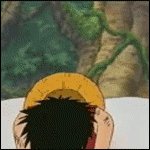 Luffy-copying-Zoro